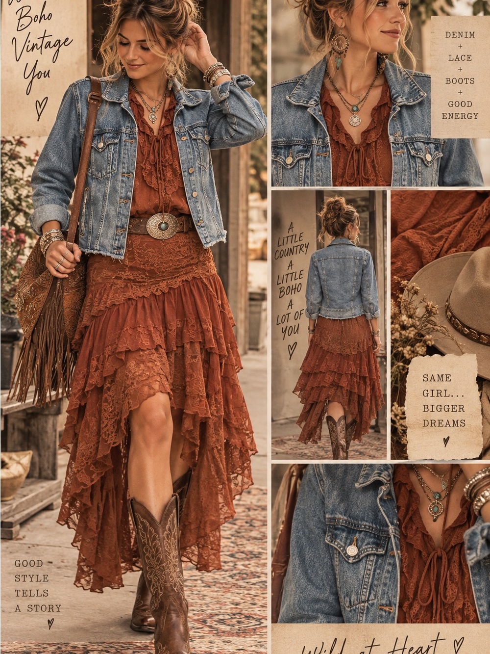 XS Lucky Brand Distressed Medium Blue Denim Jacket